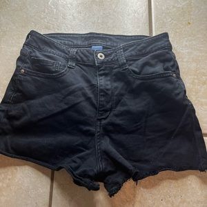 Black Arizona jean shorts